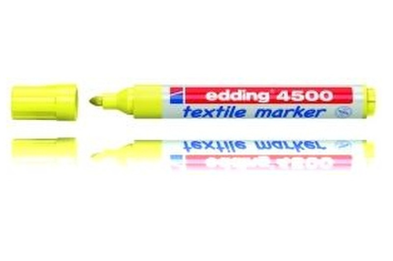 Edding Textielmarker e-4500 Пулевидный наконечник Желтый перманентная маркер