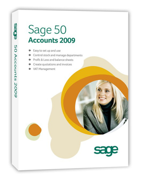 Sage Software Sage 50 Accounts Prodessional 2009, 1u, 1c