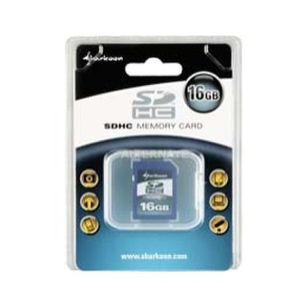Sharkoon SDHC 16GB class 6 16GB SDHC Speicherkarte
