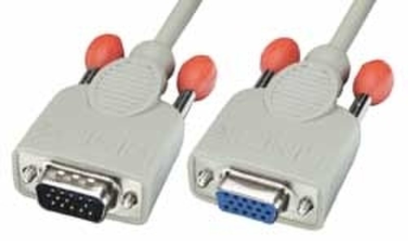 Lindy 5m VGA Cable 5м VGA (D-Sub) VGA (D-Sub) Серый VGA кабель