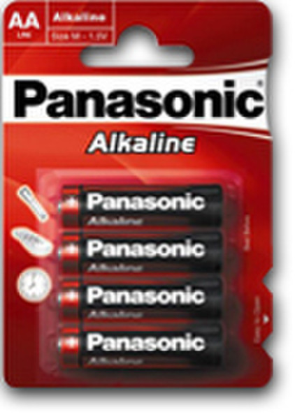 Panasonic 1x4 LR6AP Alkaline 1.5V non-rechargeable battery