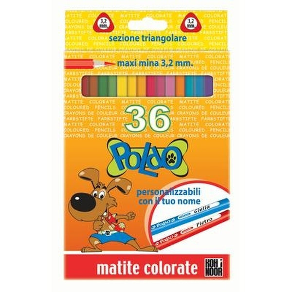 Koh-I-Noor Poldo 36 36шт графитовый карандаш