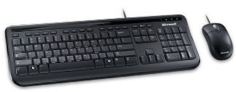 Microsoft Wired Desktop 400 USB QWERTY Black keyboard