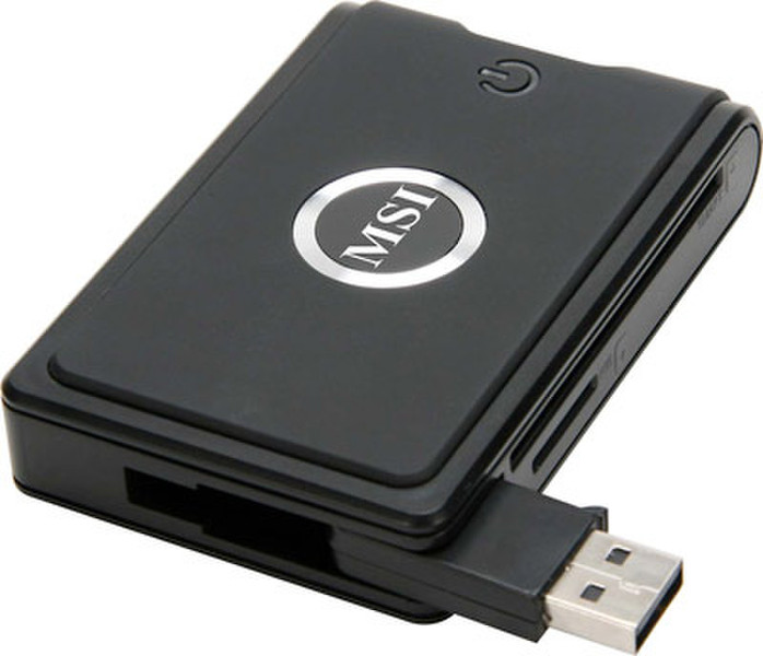 MSI Star Reader Smart USB 2.0 Черный устройство для чтения карт флэш-памяти