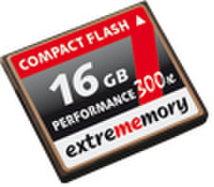 Extrememory 16 GB CF Card PERFORMANCE 300x 16GB Kompaktflash Speicherkarte