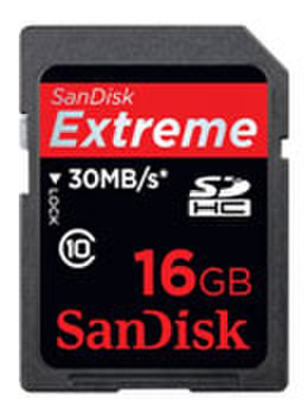 Sandisk Extreme SDHC 16GB 16GB SDHC Speicherkarte