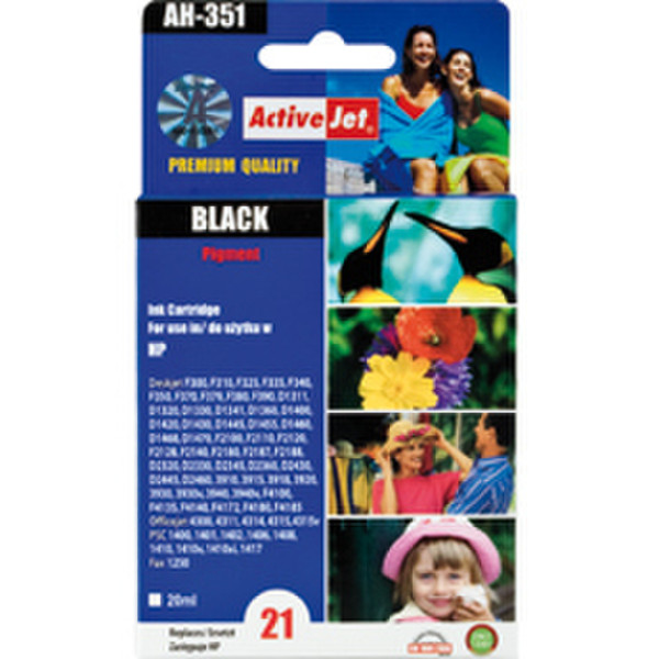 ActiveJet AH-351 Pigment black ink cartridge