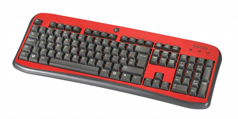 Saitek K80 USB QWERTY Красный клавиатура