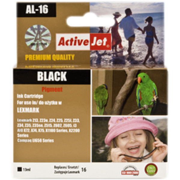 ActiveJet AL-16 Pigment black ink cartridge