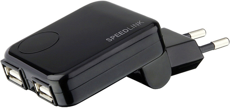SPEEDLINK Pecos Mobile 2 Port USB Power Adapter Black power adapter/inverter