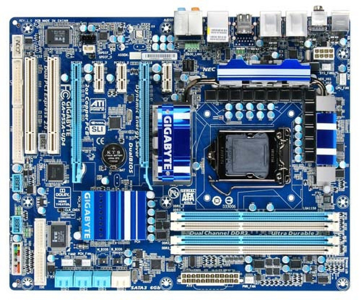 Gigabyte GA-P55A-UD4 Intel P55 Socket H (LGA 1156) ATX motherboard