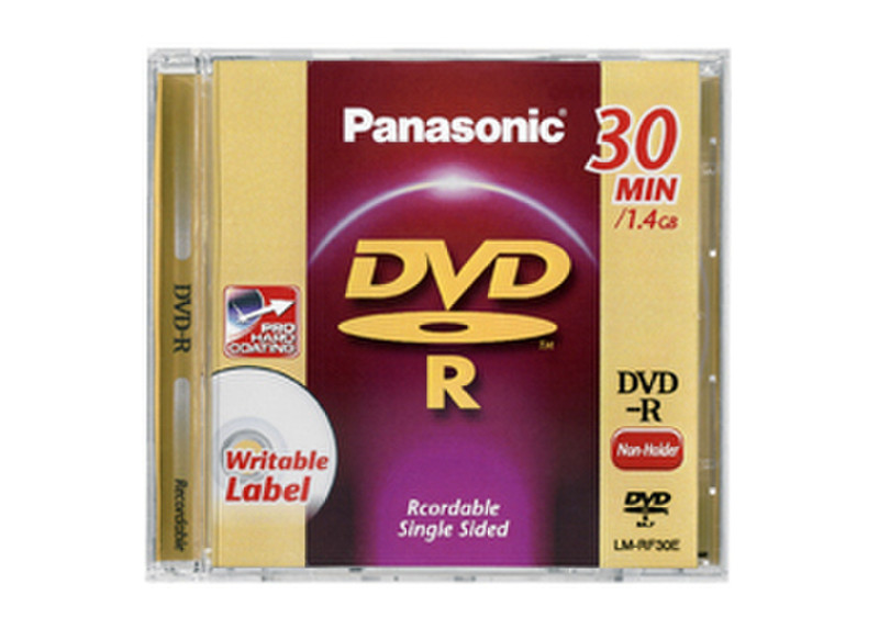 Panasonic LM-RF30E 1.4GB DVD-R 1Stück(e) DVD-Rohling