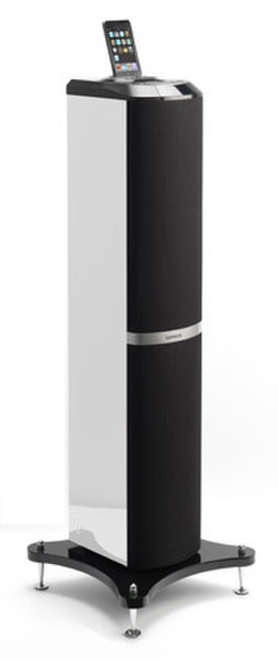 Lenco iPod tower 1 2.1Kanäle 30W Weiß Docking-Lautsprecher