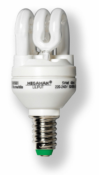 Megaman Liliput Longlife 5W 5W fluorescent bulb