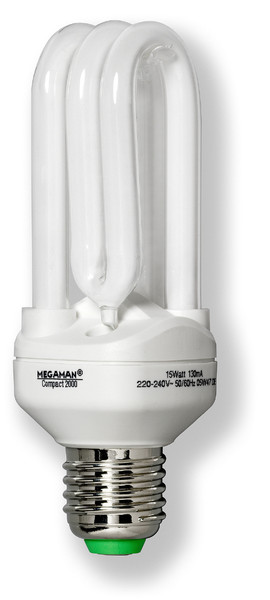 Megaman Compact 2000 15W fluorescent bulb