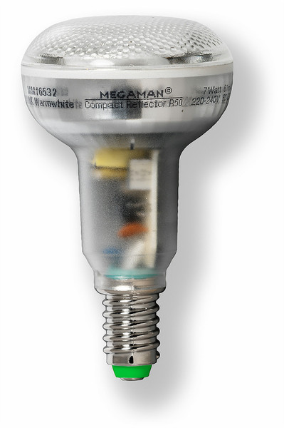 Megaman Compact Reflector R50 7W fluorescent bulb