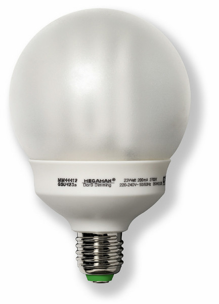 Megaman DorS Globe 23W fluorescent bulb