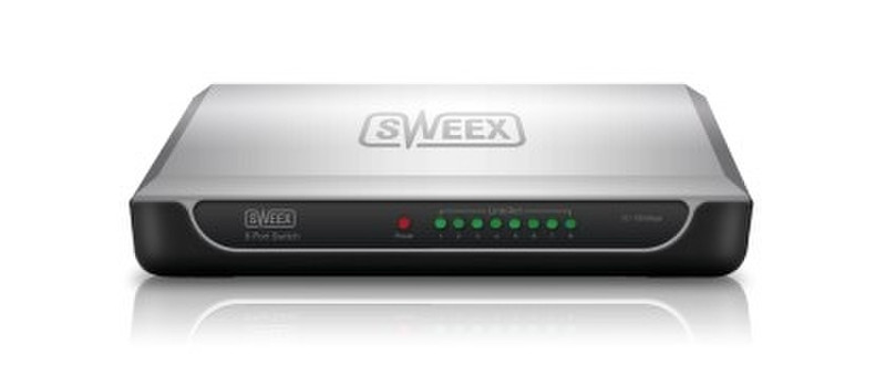 Sweex 8 Port Switch Неуправляемый L2
