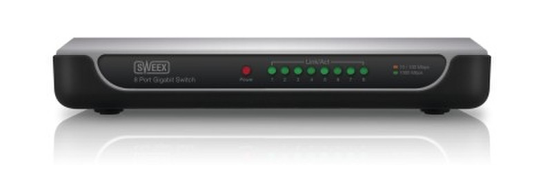 Sweex 8 Port Gigabit Switch ungemanaged L2