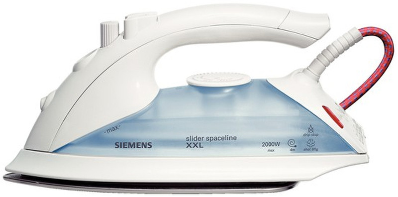 Siemens TB24539 Dry & Steam iron 2000Вт Синий, Белый утюг