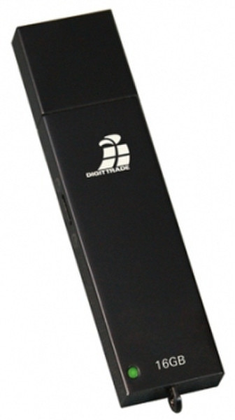 Digittrade 16GB Security Stick 16GB USB 2.0 Typ A Schwarz USB-Stick