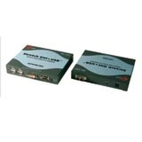 Opticis DVI / USB + RS-232 KVM over fiber extender set