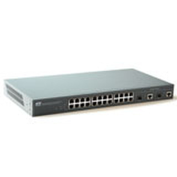 KTI Networks 24 10/100Base poorts managed Ethernet Switch