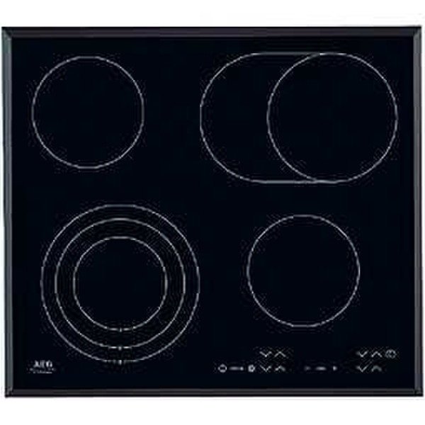 AEG 66301-KF-n Eingebaut Ceramic hob Schwarz