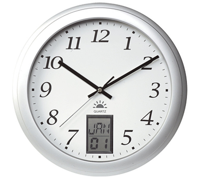 Unilux Instinct Quartz wall clock Круг Нержавеющая сталь, Прозрачный