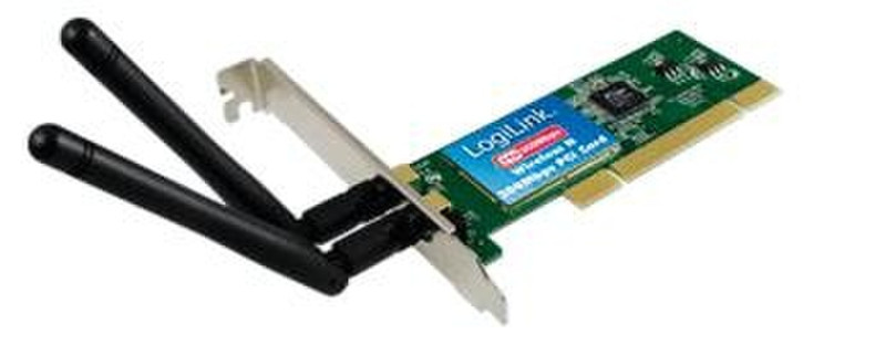 LogiLink Wireless LAN PCI Card Internal 300Mbit/s networking card