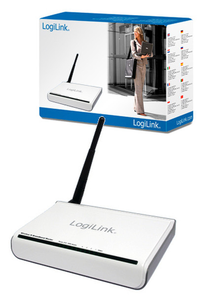 LogiLink WL0081 Weiß WLAN-Router