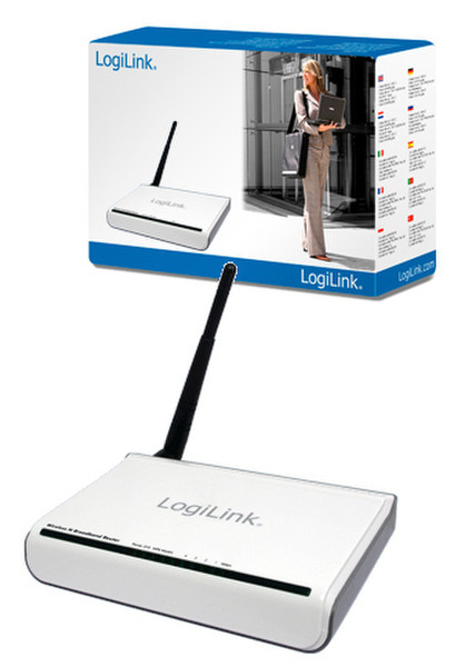 LogiLink WL0081 White wireless router