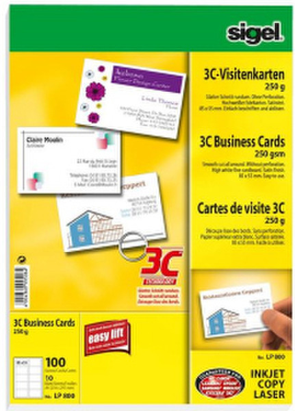 Sigel LP800 100pc(s) business card