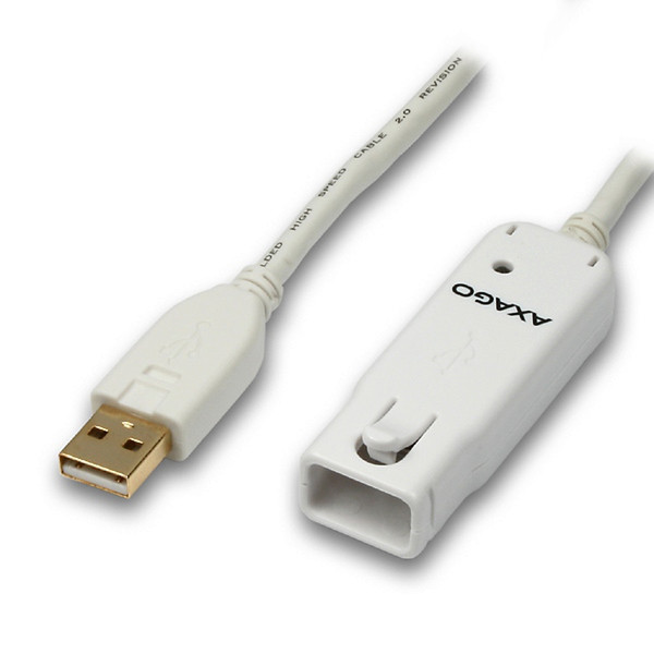 Axago ADR-X5 12m Weiß USB Kabel