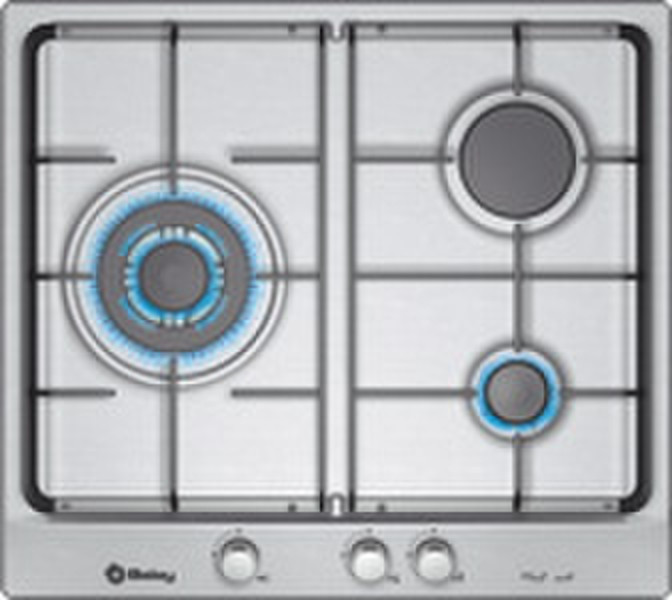 Balay 3ETX-395 N Встроенный Gas hob Cеребряный