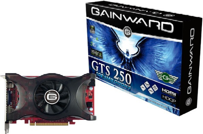 Gainward GeForce GTS250 GeForce GTS 250 1GB GDDR3