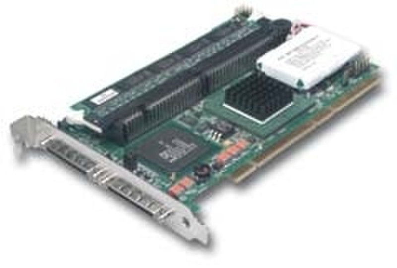 Acer Adapter RAID SCSI 320-2CH 64BIT, 66MHZ PCI 2.2, 128MB SDRAM. w/ bbu interface cards/adapter