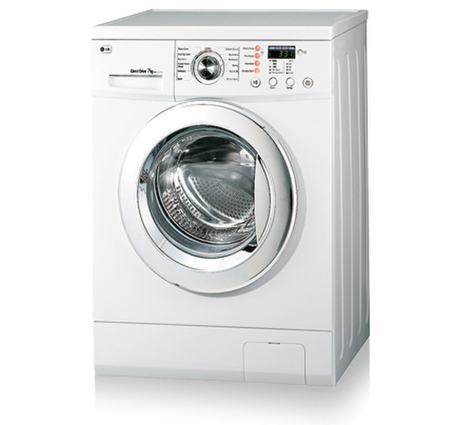 LG WD-16392FDK freestanding Front-load 7kg 1600RPM A+ White washing machine