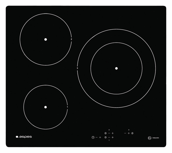 Aspes AI1300R built-in Electric hob Black hob