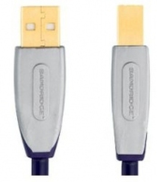 Bandridge SCL4105 5m USB A USB B Blue USB cable