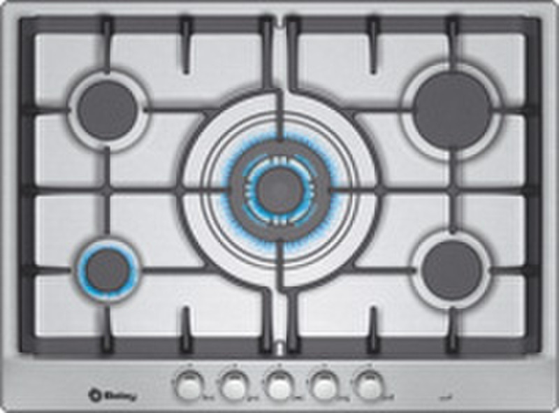 Balay 3ETX-378 N Встроенный Gas hob Cеребряный