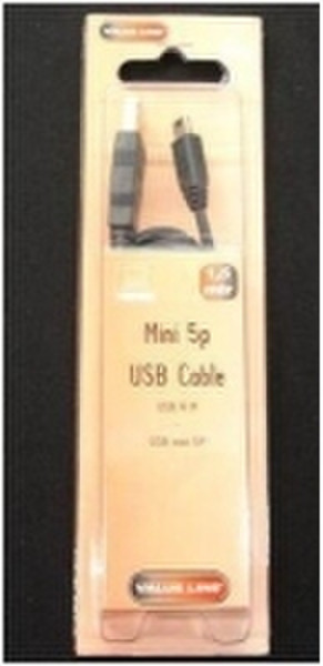 Bandridge KC44002 1.5m USB A Grey USB cable
