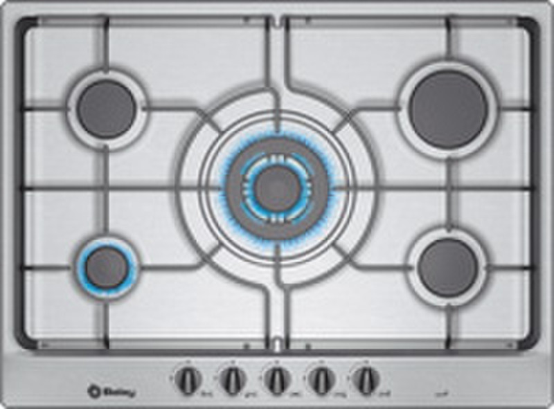 Balay 3ETX-375 B Встроенный Gas hob Cеребряный