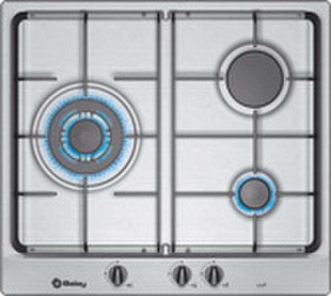 Balay 3ETX-365 B built-in Gas hob Silver