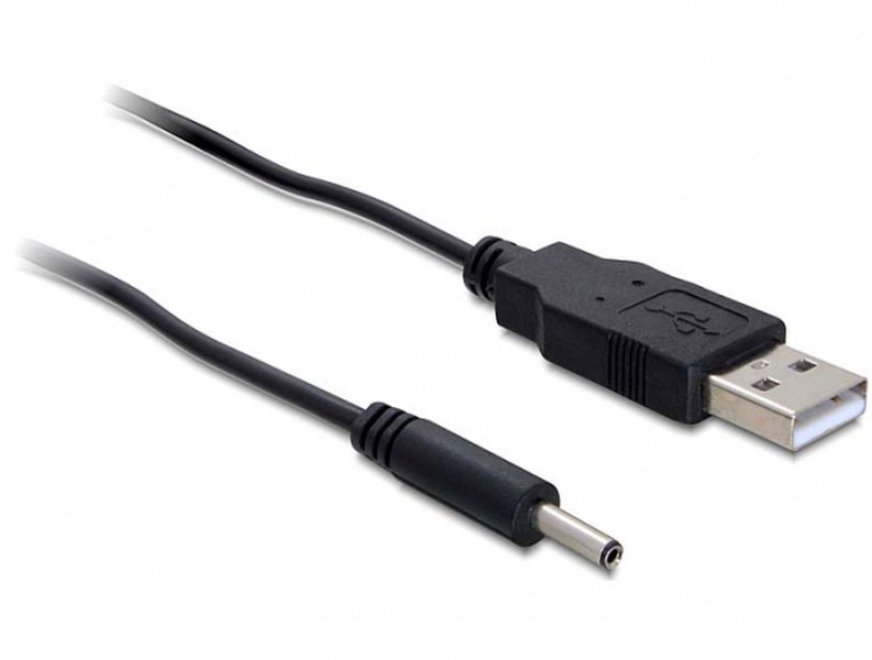 DeLOCK 82460 0.8m Black power cable