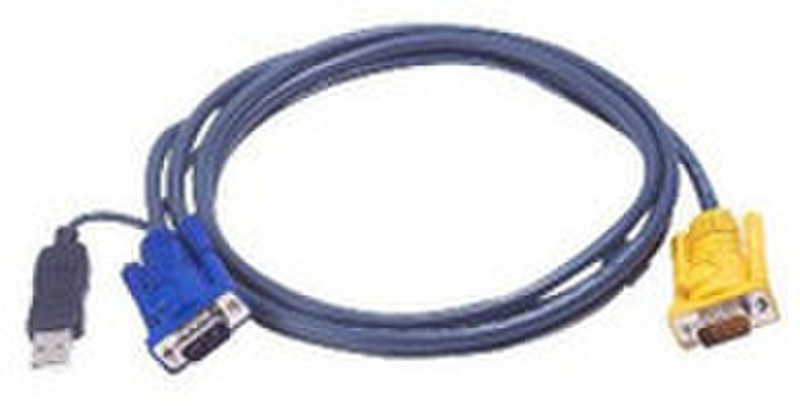 Microconnect PC99U030 3м VGA (D-Sub) VGA (D-Sub) + USB Синий VGA кабель