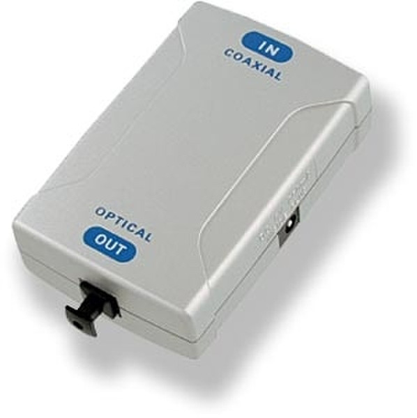 Eagle Optical Converter Tos-Link RCA Cеребряный кабельный разъем/переходник