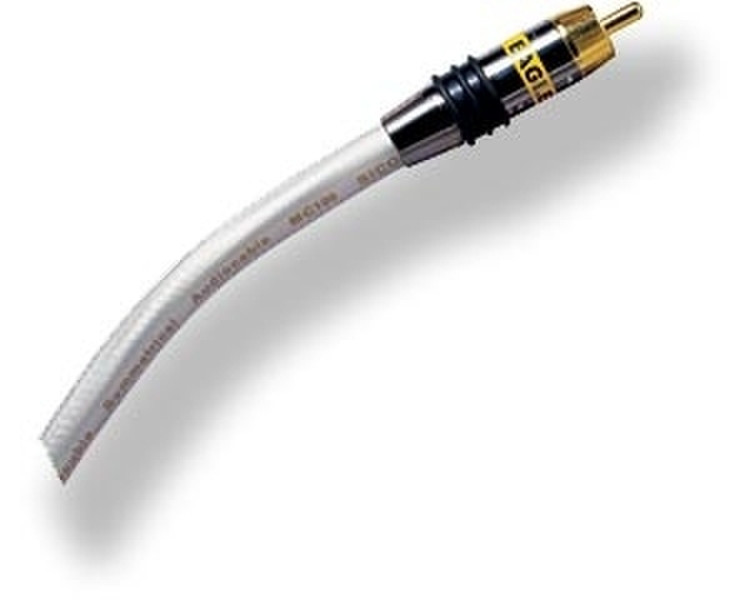 Eagle MC 100 1.5м RCA RCA Белый аудио кабель