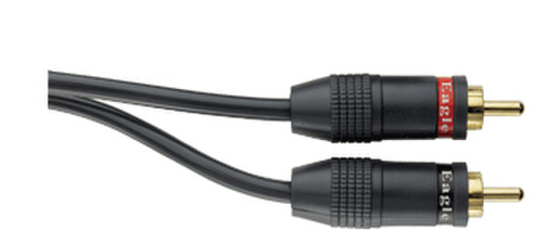 Eagle RCA cable 5m Schwarz Audio-Kabel