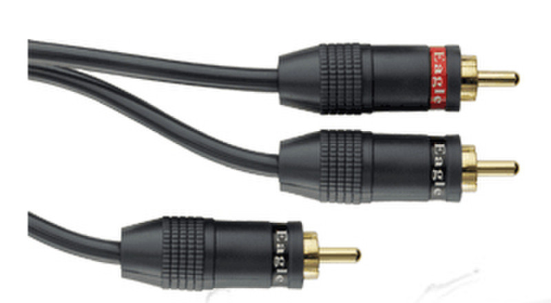 Eagle RCA cable 5м Черный аудио кабель